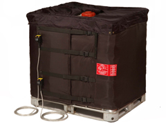 IBC and tote insulated high power heating jackets